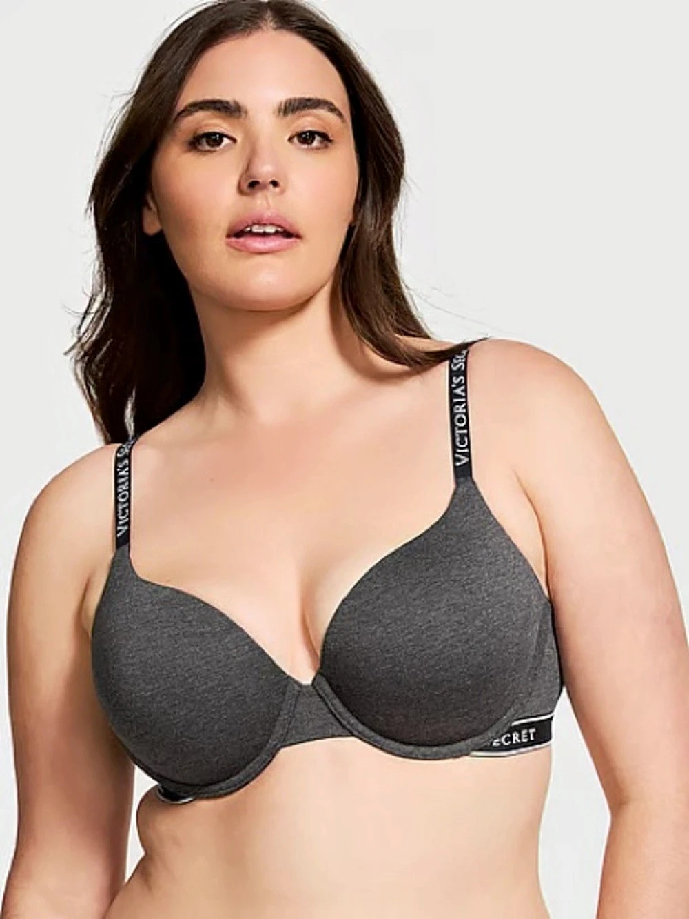 Victoria's Secret Push-Up Full-Coverage Bra in Gray 38D/DD